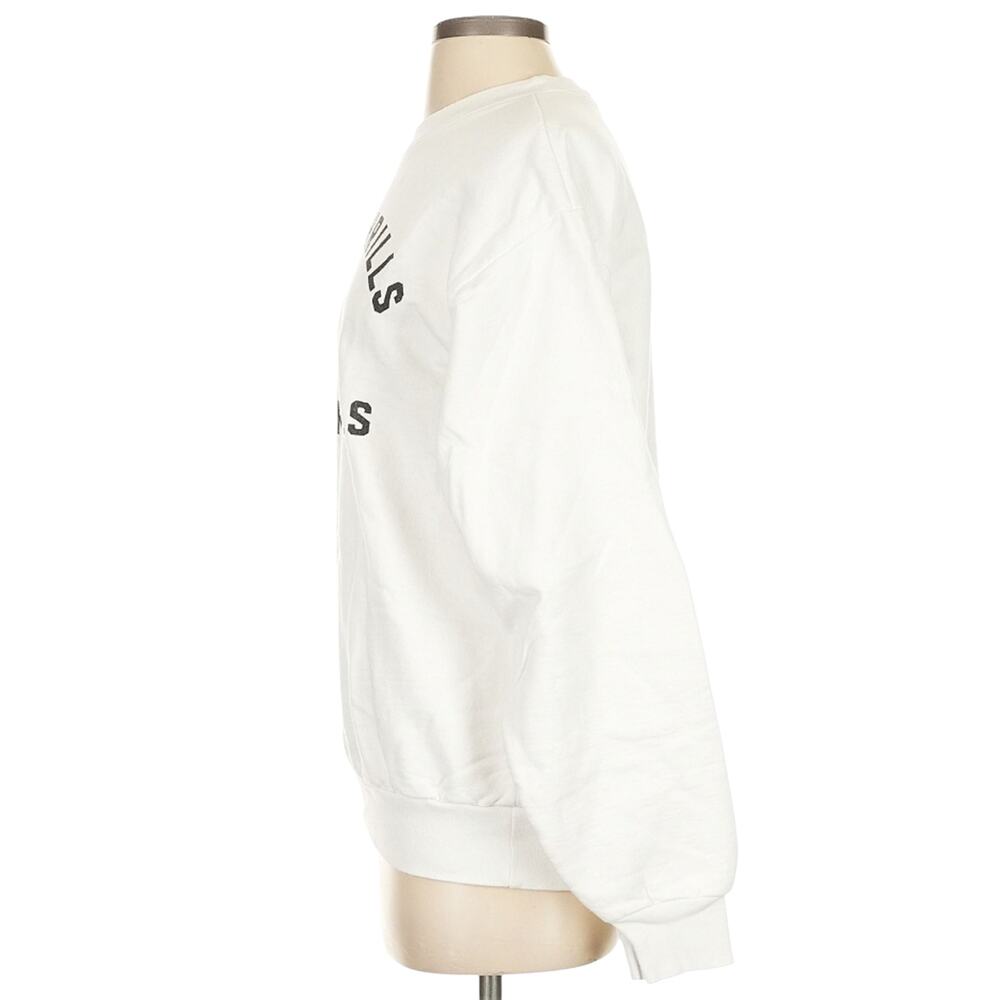 LOCAL AUTHORITY FUFC Cheap Thrills Beverly Hills sweatshirt white pullover Sz S - Picture 3 of 7